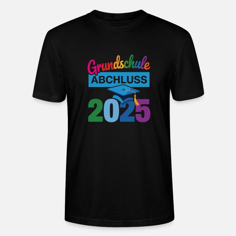 Grundschule Abschluss - Stanley/Stella Unisex Bio-T-Shirt CRAFTER - Schwarz