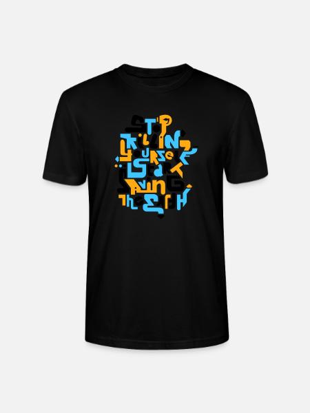 stopkillingyaself_3f - Stanley/Stella Unisex Bio-T-Shirt CRAFTER - Schwarz