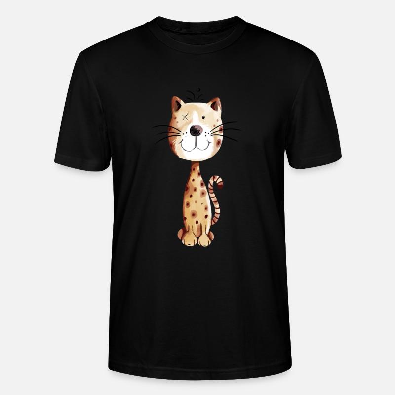 Petit chat - Cats Comic - T-shirt bio CRAFTER Stanley Stella Unisexe - noir