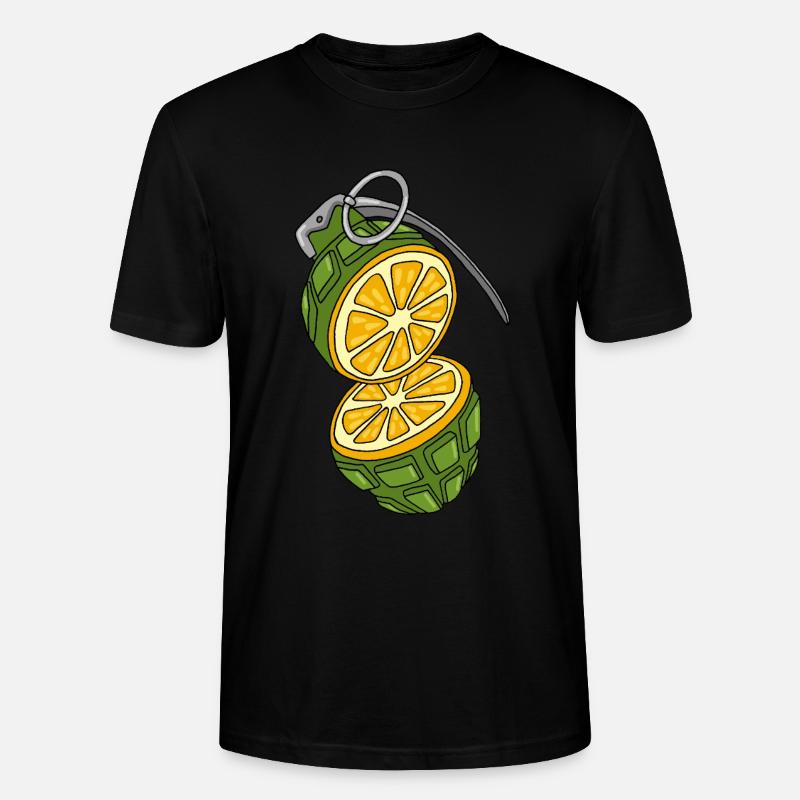 Tarnung einer Orange - Stanley/Stella Unisex Bio-T-Shirt CRAFTER - Schwarz