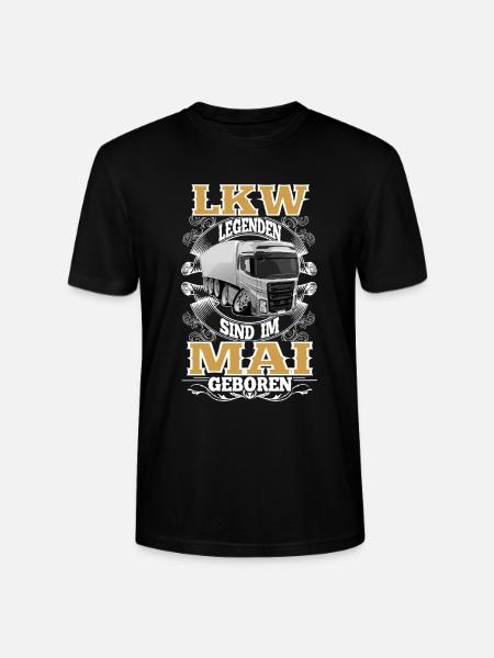 Truck Driver Birthday May - Stanley/Stella CRAFTER Unisex Organic T-Shirt - black