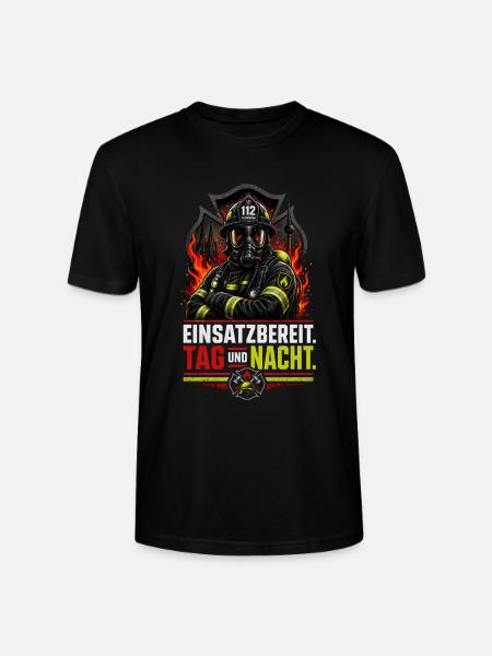 Feuerwehr - Stanley/Stella Unisex Bio-T-Shirt CRAFTER - Schwarz