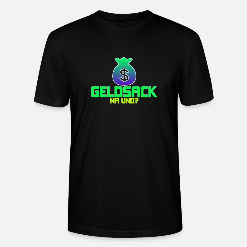 Der Geldsack - Stanley/Stella Unisex Bio-T-Shirt CRAFTER - Schwarz