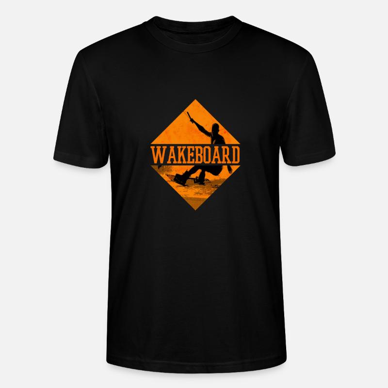 Wakeboard Wakeskate Bateau De Wakeboard - T-shirt bio CRAFTER Stanley Stella Unisexe - noir