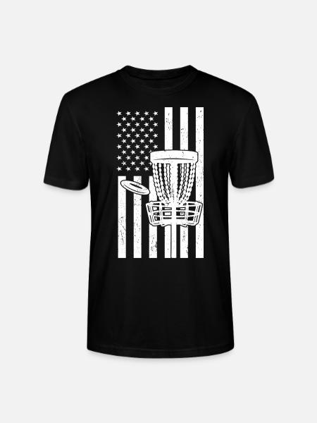 Disc Golf - Stanley/Stella CRAFTER Unisex Organic T-Shirt - black