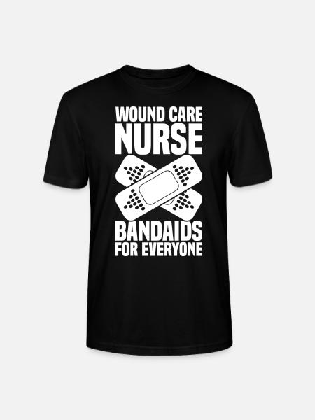 Wound Care Nurse - Stanley/Stella CRAFTER Unisex Organic T-Shirt - black