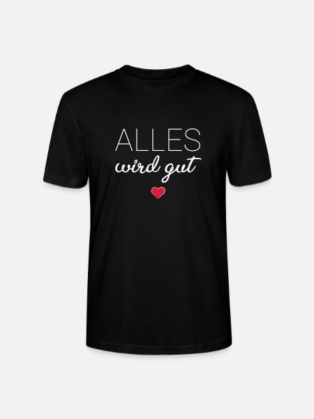 Alles wird gut - Stanley/Stella Unisex Bio-T-Shirt CRAFTER - Schwarz