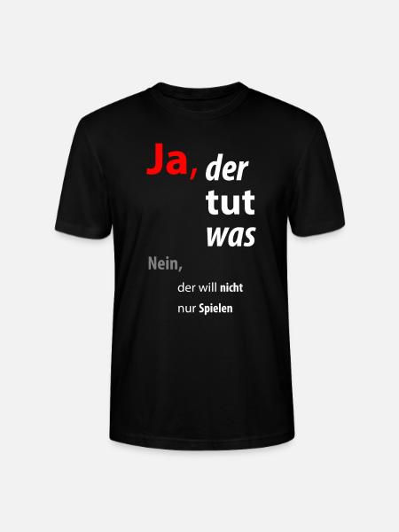 Der Hund tut was - Stanley/Stella Unisex Bio-T-Shirt CRAFTER - Schwarz