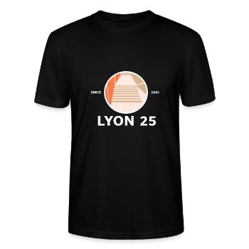 Legendäre Lyon 25 Treppe - Stanley/Stella Unisex Bio-T-Shirt CRAFTER - Schwarz - Vorne - Alina (178cm) & Michal (187cm)
