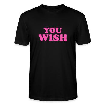 Cadeau Fun: Design You Wish – Sarcasme & Confiance - T-shirt bio CRAFTER Stanley Stella Unisexe - noir - Devant - Alina (178cm) & Michal (187cm)