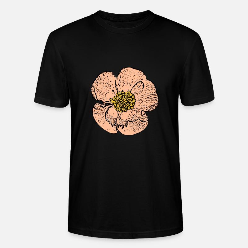 Fleur Pastel Fleurs Fleurs Pastel - T-shirt bio CRAFTER Stanley Stella Unisexe - noir