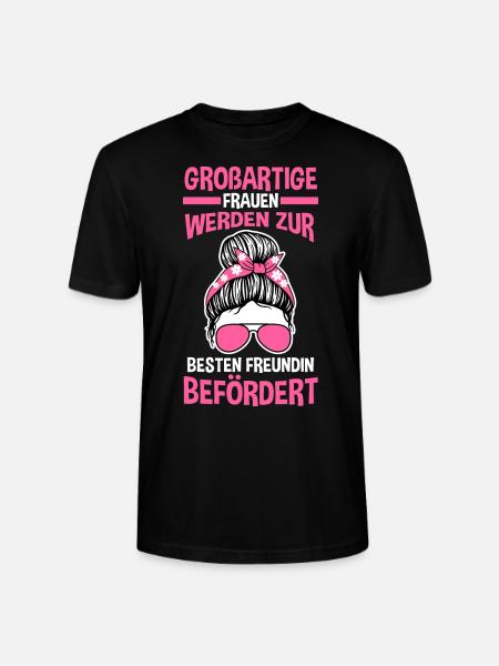 Beste Freundin - Stanley/Stella Unisex Bio-T-Shirt CRAFTER - Schwarz