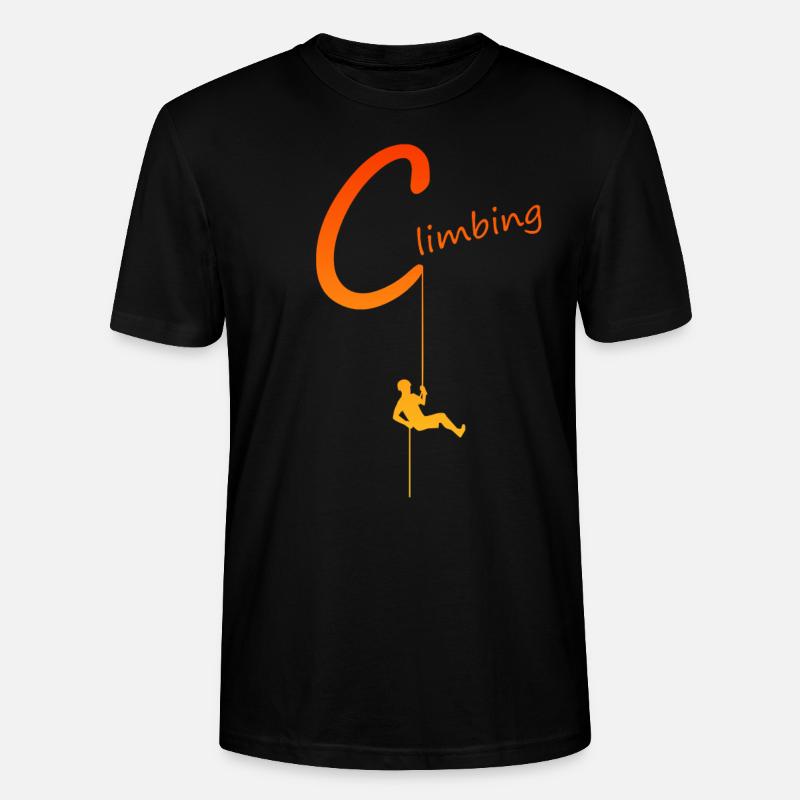 climbing - Stanley/Stella Unisex Bio-T-Shirt CRAFTER - Schwarz