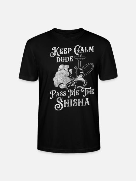 Hookah Smoking Chill Nicotine - Stanley/Stella CRAFTER Unisex Organic T-Shirt - black