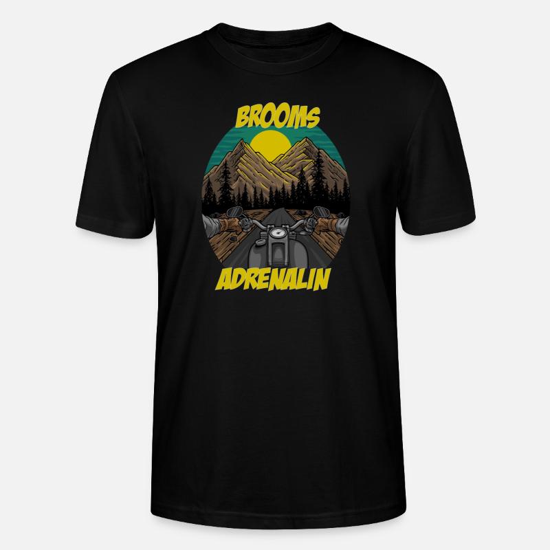 motorrad adrenalin - Stanley/Stella Unisex Bio-T-Shirt CRAFTER - Schwarz
