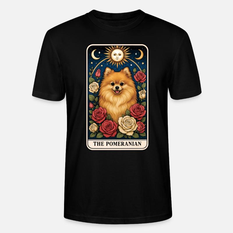 Zwergspitz - Stanley/Stella Unisex Bio-T-Shirt CRAFTER - Schwarz