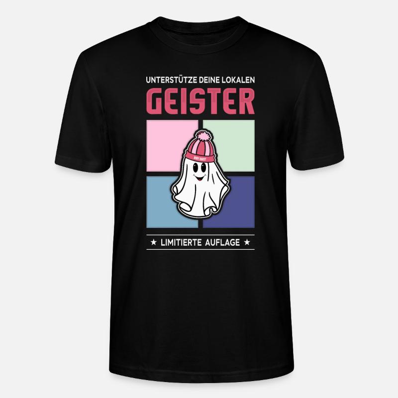 Alcool - T-shirt bio CRAFTER Stanley Stella Unisexe - noir