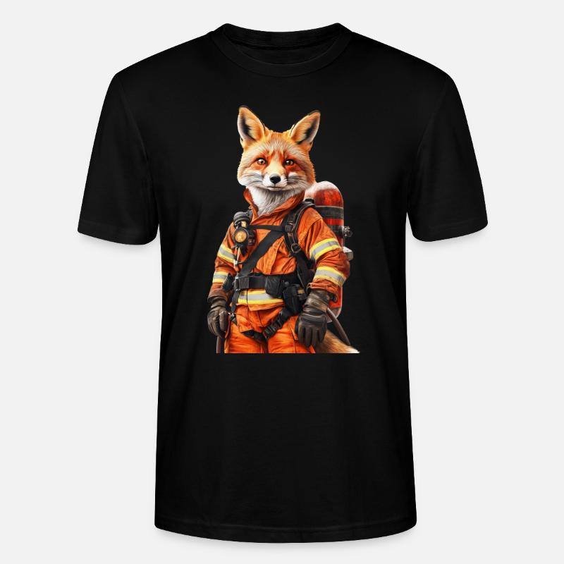 Fuchs - Stanley/Stella Unisex Bio-T-Shirt CRAFTER - Schwarz