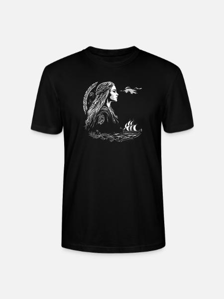 Viking Women Viking Warrior - Stanley/Stella CRAFTER Unisex Organic T-Shirt - black