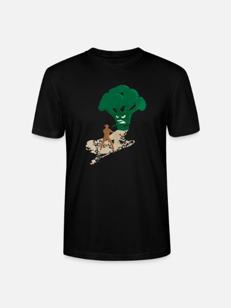 Endgegner Brokkoli - Stanley/Stella Unisex Bio-T-Shirt CRAFTER - Schwarz