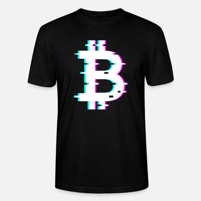 Bitcoin - Stanley/Stella Unisex Bio-T-Shirt CRAFTER - Schwarz
