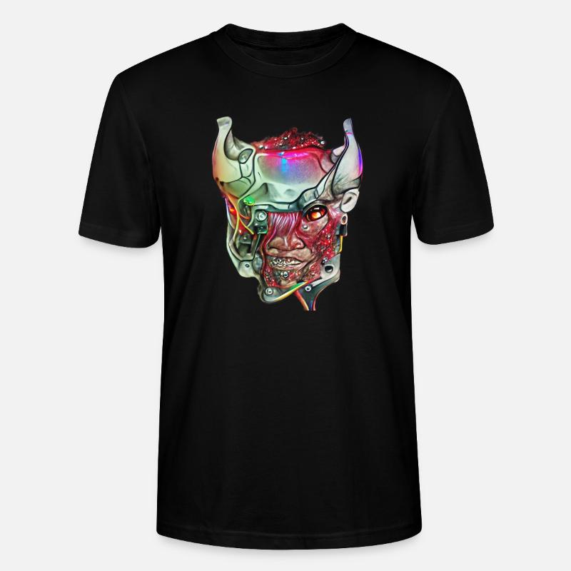 Cyborg Dämon - Stanley/Stella Unisex Bio-T-Shirt CRAFTER - Schwarz