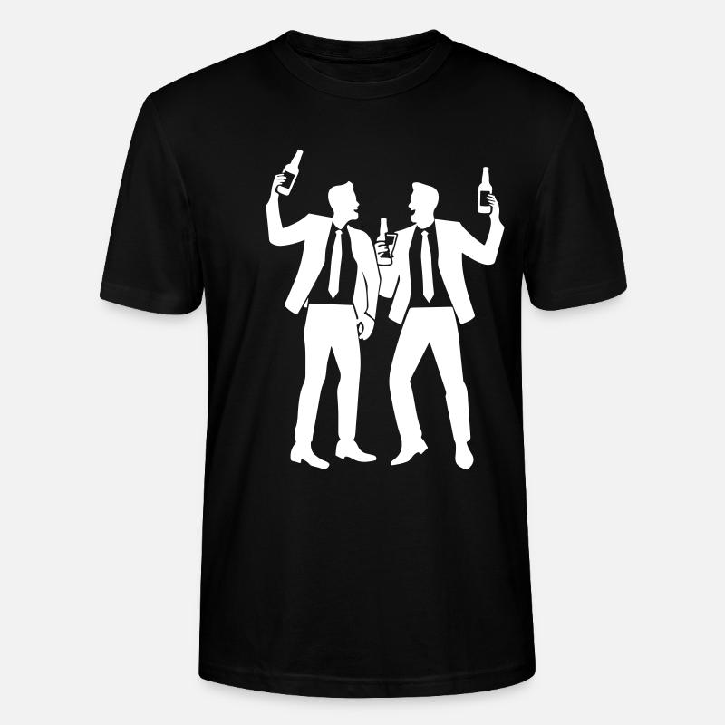 Team Drinking Mannschaft - Stanley/Stella Unisex Bio-T-Shirt CRAFTER - Schwarz