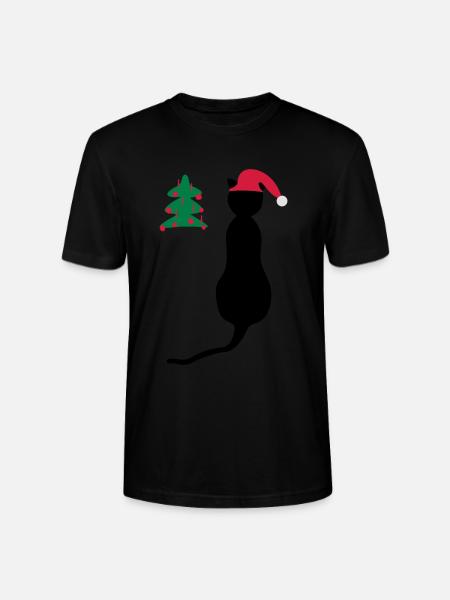 Weihnachtsbaum - Stanley/Stella Unisex Bio-T-Shirt CRAFTER - Schwarz