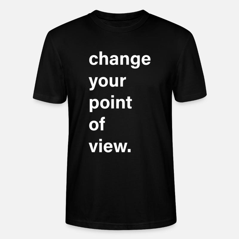 Changez de point de vue - T-shirt bio CRAFTER Stanley Stella Unisexe - noir
