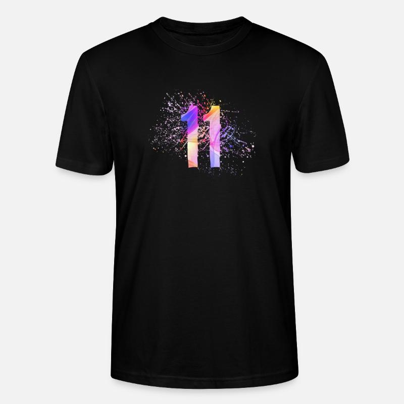 Number 11 - Stanley/Stella Unisex Bio-T-Shirt CRAFTER - Schwarz