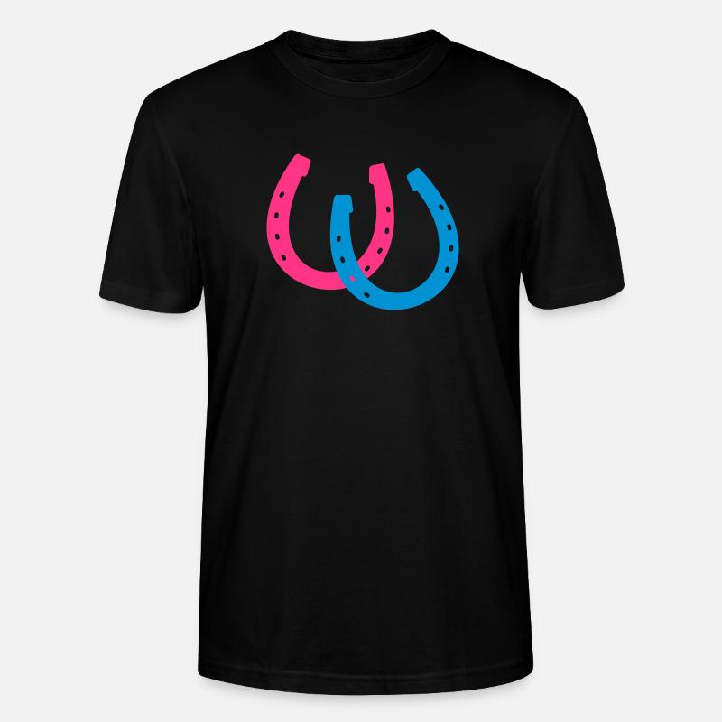Hufeisen - Stanley/Stella Unisex Bio-T-Shirt CRAFTER - Schwarz