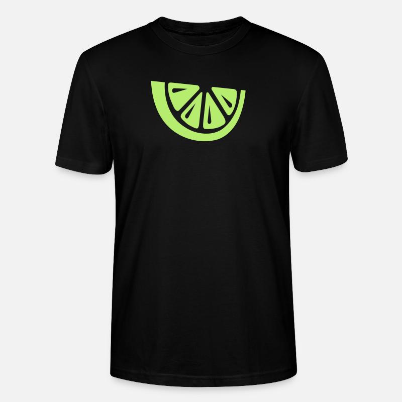 Lime - Stanley/Stella CRAFTER Unisex Organic T-Shirt - black