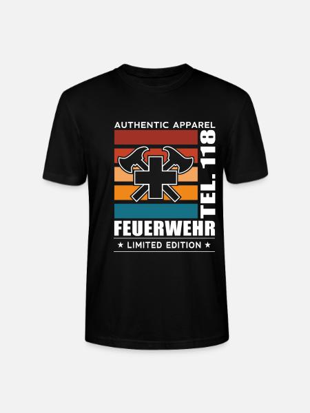 Fire brigade - Stanley/Stella CRAFTER Unisex Organic T-Shirt - black