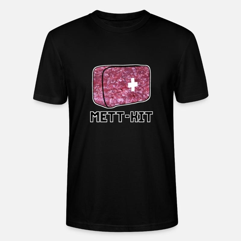 Mett-Kit - Stanley/Stella Unisex Bio-T-Shirt CRAFTER - Schwarz