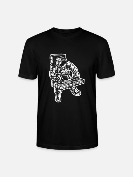 Astronaut DJ - Stanley/Stella CRAFTER Unisex Organic T-Shirt - black