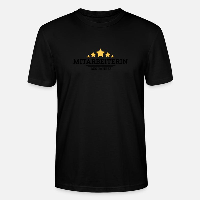 mitarbeiterin des Jahres - Stanley/Stella Unisex Bio-T-Shirt CRAFTER - Schwarz