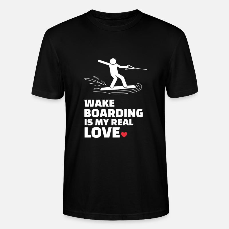 J’adore le wakeboard - T-shirt bio CRAFTER Stanley Stella Unisexe - noir