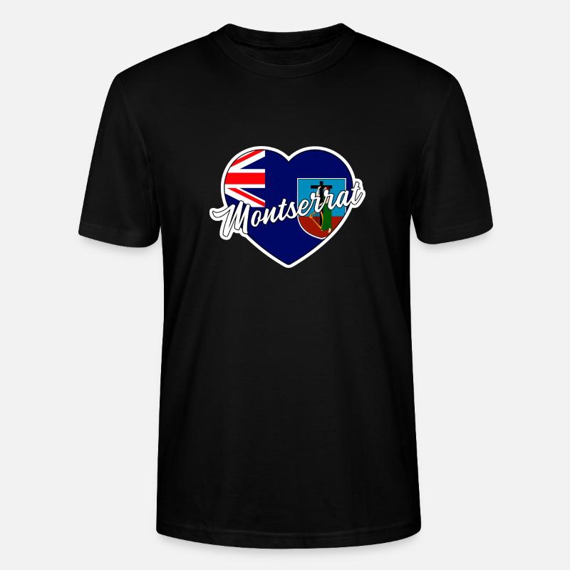 Montserrat - Stanley/Stella Unisex Bio-T-Shirt CRAFTER - Schwarz