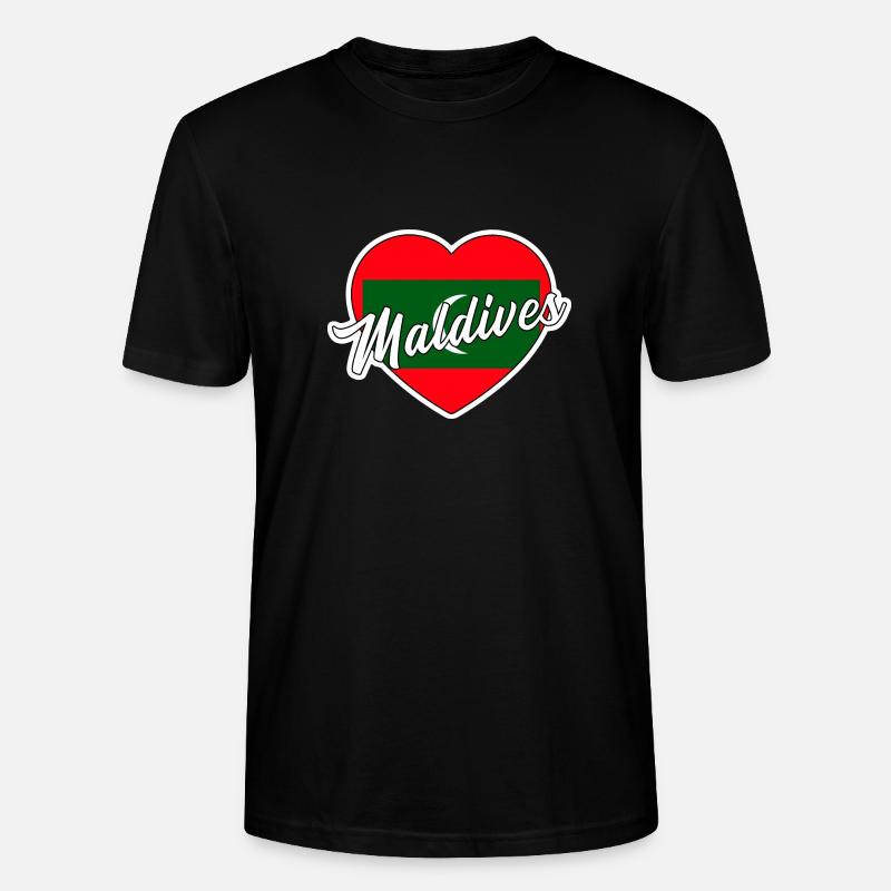 Malediven - Stanley/Stella Unisex Bio-T-Shirt CRAFTER - Schwarz
