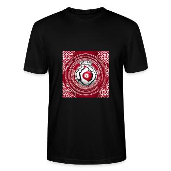 The Proud Eagles - Stanley/Stella CRAFTER Unisex Organic T-Shirt - black - Front - Alina (178cm) & Michal (187cm)