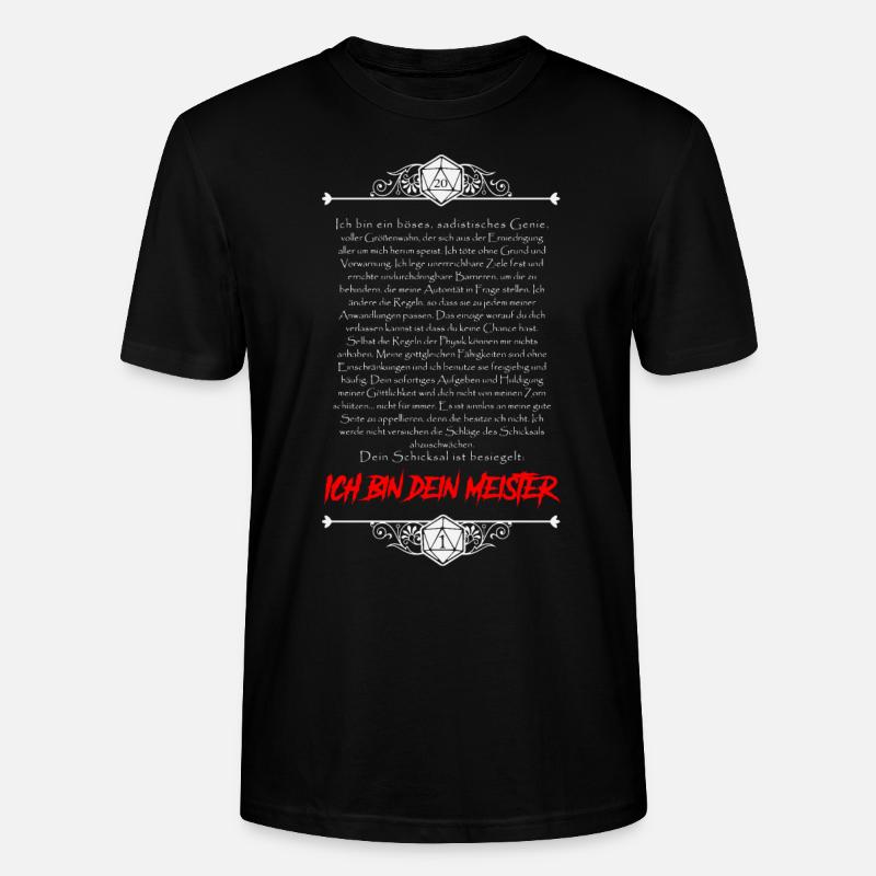 Pen and paper gestaendnis - Stanley/Stella Unisex Bio-T-Shirt CRAFTER - Schwarz