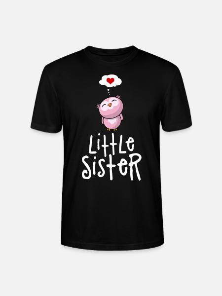 Little sister - Stanley/Stella CRAFTER Unisex Organic T-Shirt - black