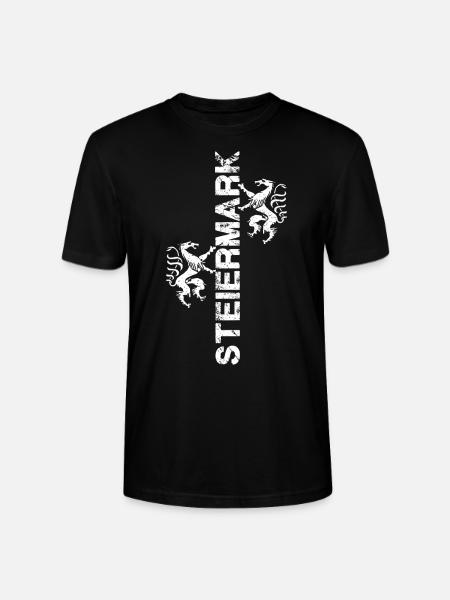 Steiermark - Stanley/Stella Unisex Bio-T-Shirt CRAFTER - Schwarz