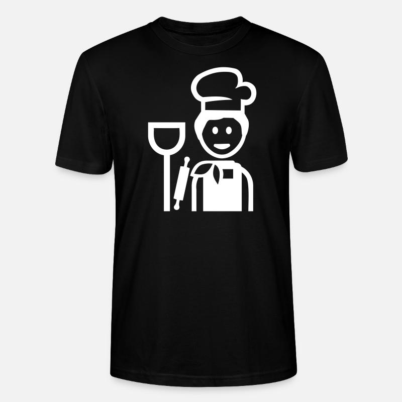 Bäcker - Stanley/Stella Unisex Bio-T-Shirt CRAFTER - Schwarz