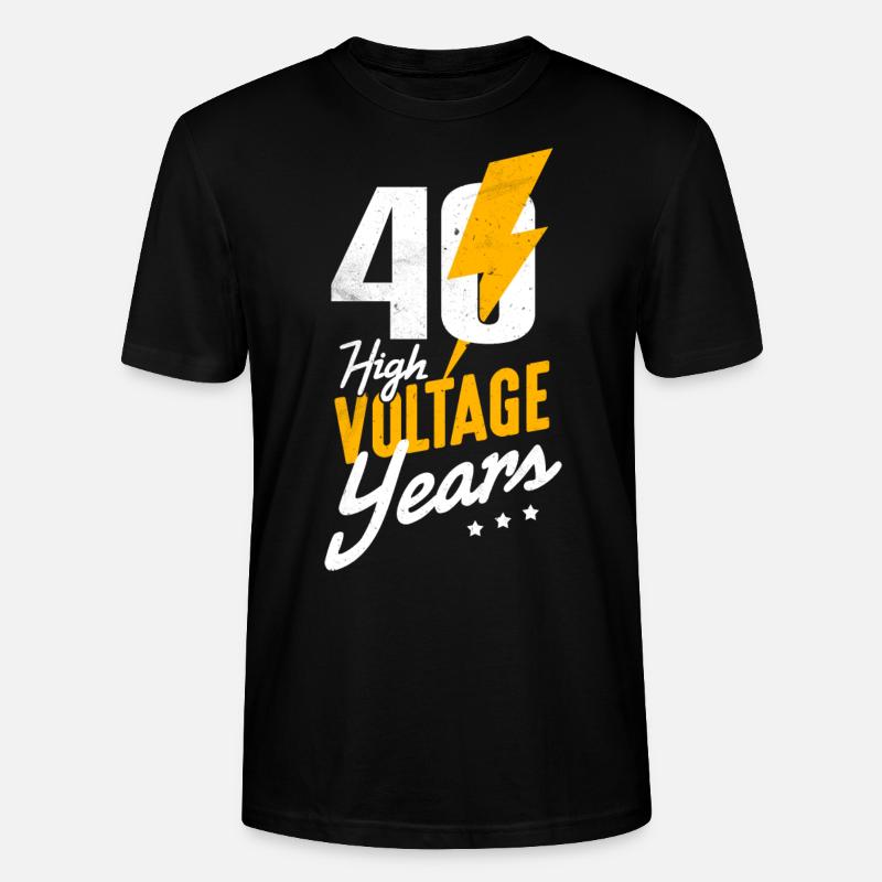 40e anniversaire - T-shirt bio CRAFTER Stanley Stella Unisexe - noir