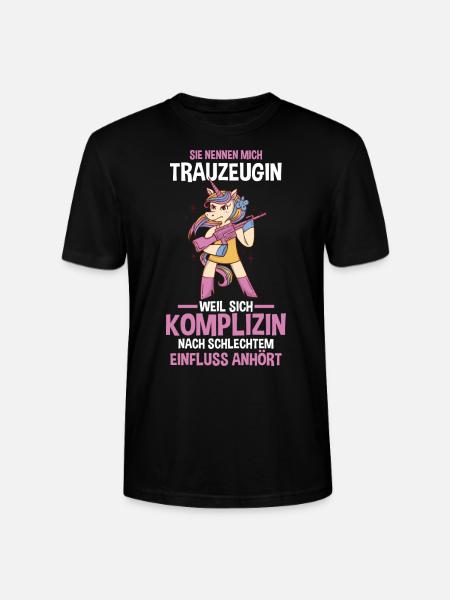 Trauzeugin - Stanley/Stella Unisex Bio-T-Shirt CRAFTER - Schwarz