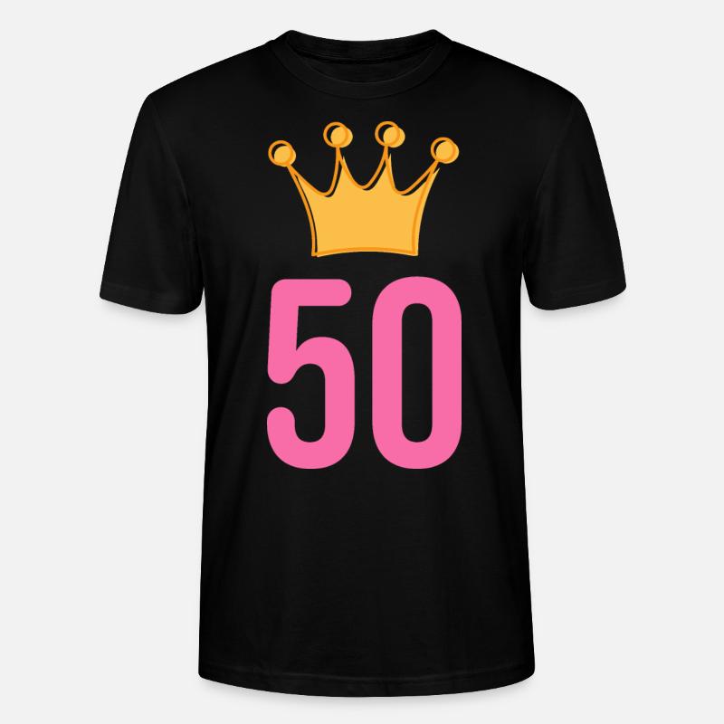 50e anniversaire de Krone - T-shirt bio CRAFTER Stanley Stella Unisexe - noir