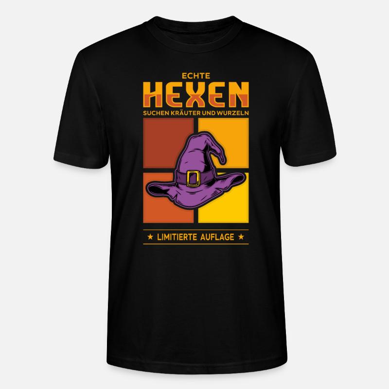 Hexen - Stanley/Stella Unisex Bio-T-Shirt CRAFTER - Schwarz