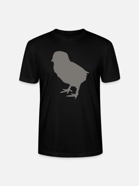 chick - Stanley/Stella CRAFTER Unisex Organic T-Shirt - black
