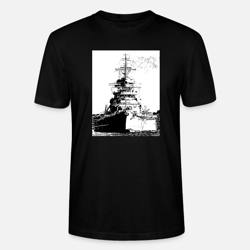 Lorenz_x Bismarck - Stanley/Stella Unisex Bio-T-Shirt CRAFTER - Schwarz